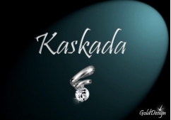 Kaskáda - přívěsek rhodium